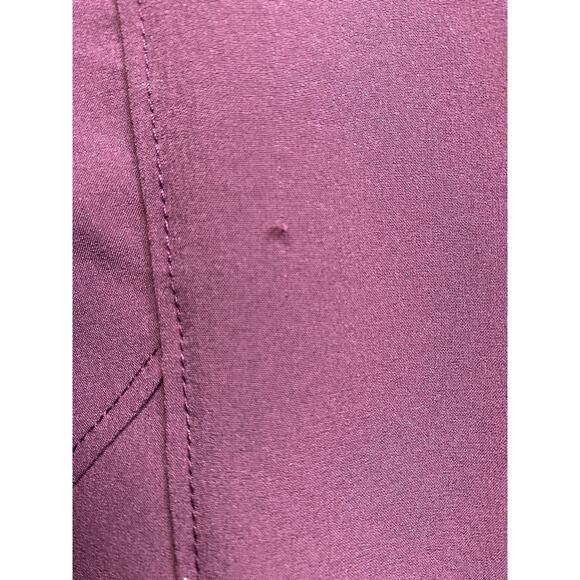 Hi-Tec  Foraker Mixed Media Relaxed Button Front Purple Long Sleeve Shirt Size M - Picture 8 of 8